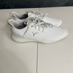Puma ignite fasten8 men’s golf shoes size 10.5 white on white